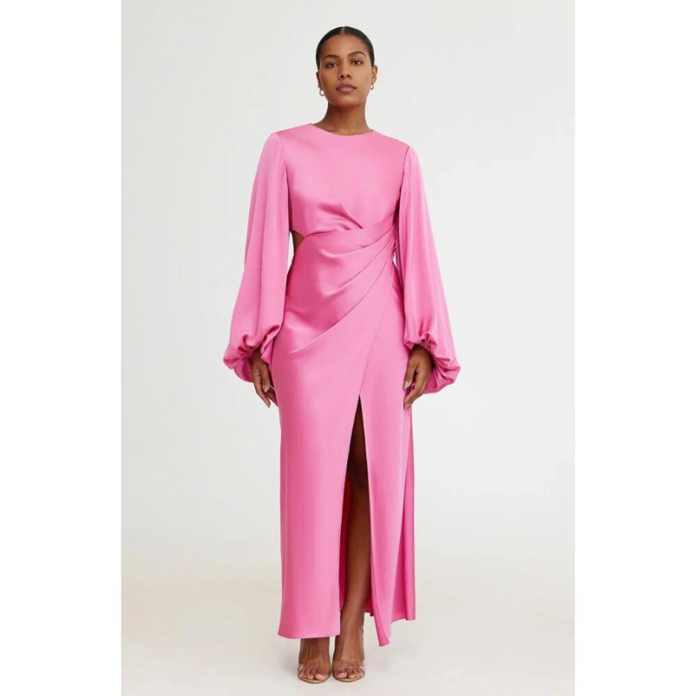 SIGNIFICANT OTHER Lara Long-Sleeve Side-Cutout Dress‎ Women's Size 12 Glam - Picture 10 of 11